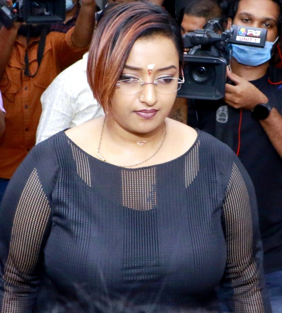 Thiruvananthapuram: Gold smuggling accused Swapna Suresh. (Photo: Arun chandrabos/IANS)